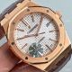 Swiss 3120 Replica Audemars Piguet Royal Oak Rose Gold Brown Leather (4)_th.jpg